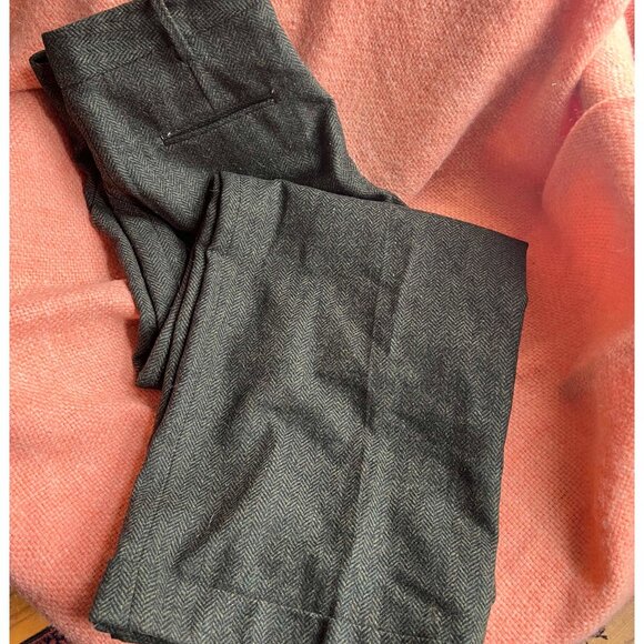 herringbone tweed pants - Picture 2 of 3
